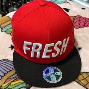 Red and Black Kids Cap